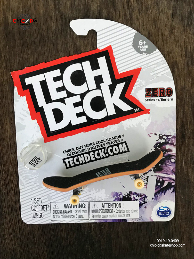 Ván trượt tay chính hãng Tech deck kích thước 101mm