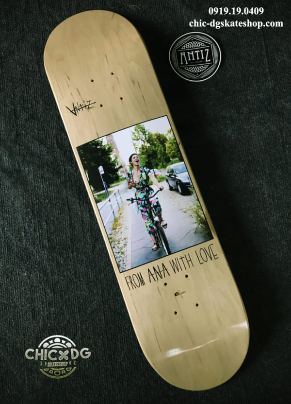 Professional French Skateboard - Anna With Love - Medium Concave