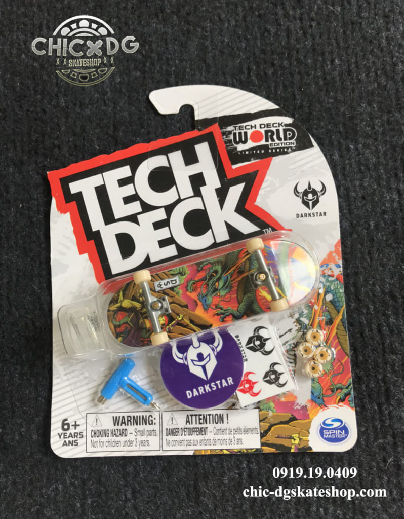 Tech deck chính hãng full box size 32mm